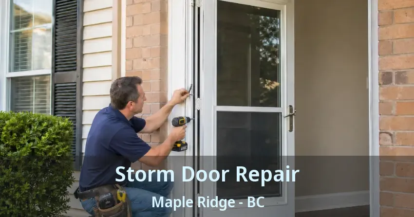 Storm Door Repair Maple Ridge - BC Storm Door Repair Maple Ridge - BC